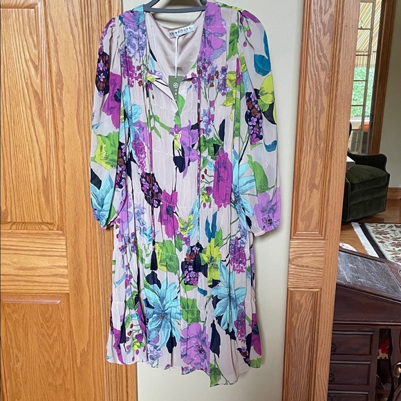 Trina Turk Multicolor Asymmetrical Dress - Picture 1 of 3